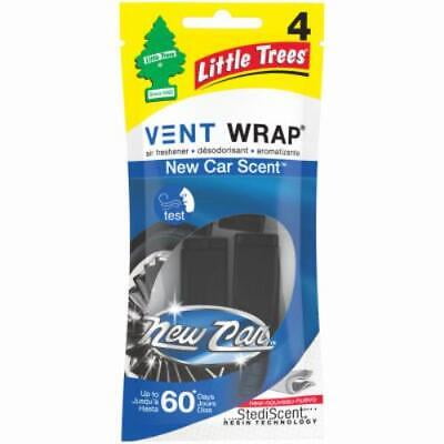 3PC Little Trees Vent Wrap New Car Scent Car Air Freshener 4 pk