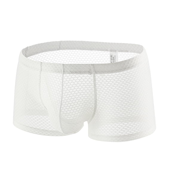 3PC Men's Underwear Boxer Briefs Boxer Mesh Breathable Underpants Panties