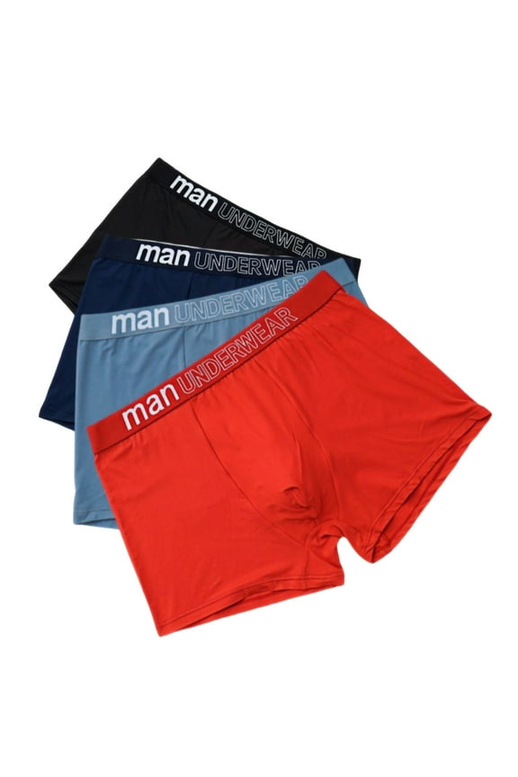 Men's Big and Tall Cotton Boxer Briefs - Tagless Full Coverage Stretch Underwear, Breathable Cool Comfort Mid Rise Trunks (3/4/5-Pack)