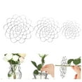 thumbnail image 1 of 3PC Metal Flower Arrangement Holder, Pretty Floral Grid Organizer, 3 Different Sizes, Modern Flower Arrangement Stand, DIY Portable Flower Arrangement Device, Reusable Stem Bouquet Holder for Home, 1 of 5