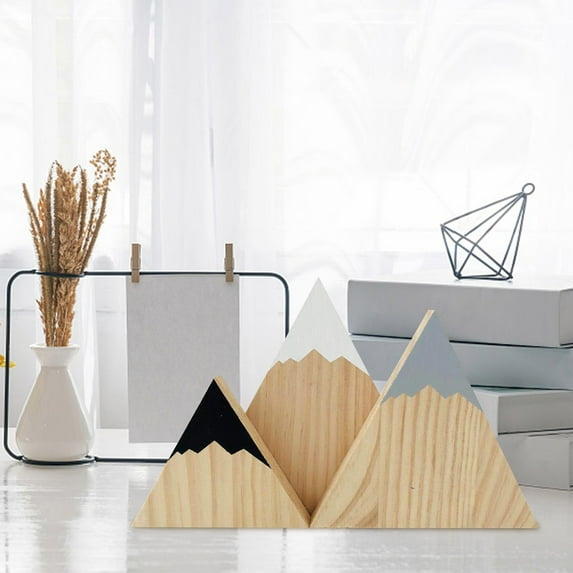 3PC Mini Shelf Stand Set - Wooden Display Shelf Decor for Home,Small Decorative Shelves in Different Sizes