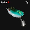thumbnail image 1 of 3PC Mini Toad Soft Fishing Lure Spinner Metal Sequins Double Hook Thunder 7/12g Topwater Wobblers Swimbait, 1 of 9