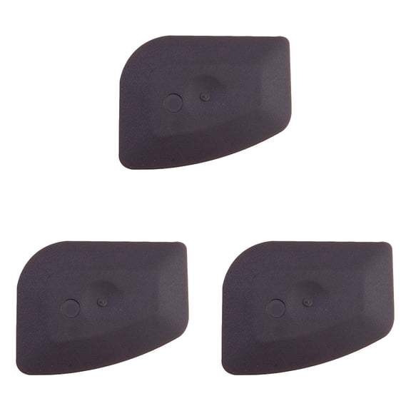 3PC Pan Scraper Plastic Dish & Pot Scraper Tool for Cast Iron Skillet, Non-Stick Cookware Food & Grease Cleaning Kitchen Scraper
