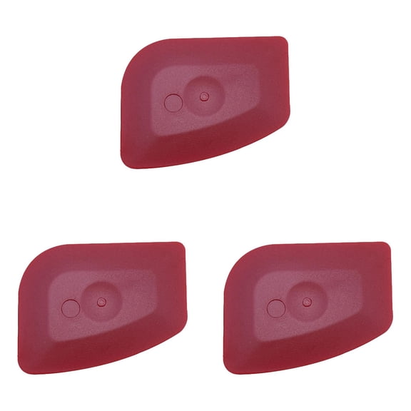 3PC Pan Scraper Plastic Dish & Pot Scraper Tool for Cast Iron Skillet, Non-Stick Cookware Food & Grease Cleaning Kitchen Scraper