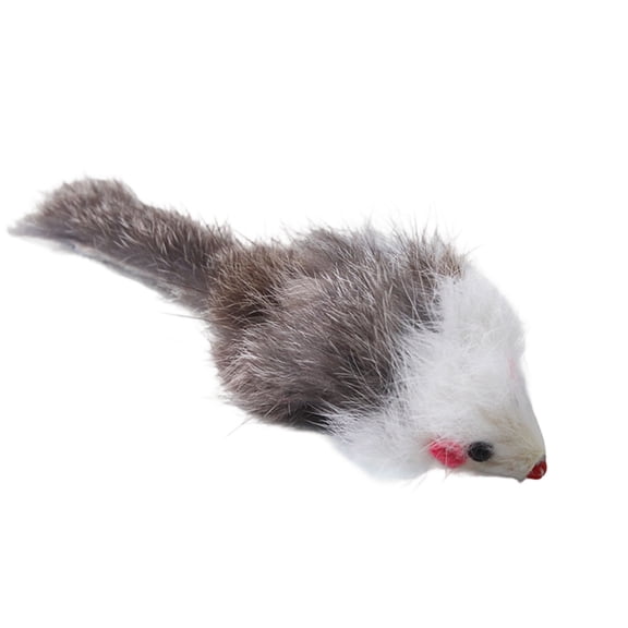 3PC Plush Mouse Cat Toy Set, Interactive Teasing Toy for Pet Exercise and Boredom Relief, Soft Stuffed Mice for Indoor Play, Great Cat Essentials, a