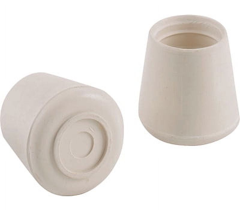 3PC ProSource FE50643PS Rubber Leg Tips 3/4 Inch White 4 Pack
