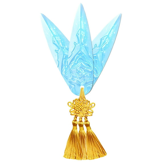 3PC Soft Plastic Translucent Dagger Props 5 Inch Safe and Cut-Proof Halloween Cosplay Accessories