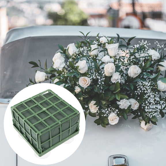 Green Plastic Wedding Car Decoration with Perfect for Floral Crafts and Wedding Party