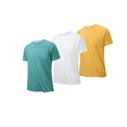 thumbnail image 1 of 3PC T-Shirts for Mens Pocket Undershirt Pack, Polyester Crew Neck T-Shirt, Moisture Wicking Tee Boxing Gym Shirts Plain Muscle Tee, 1 of 1