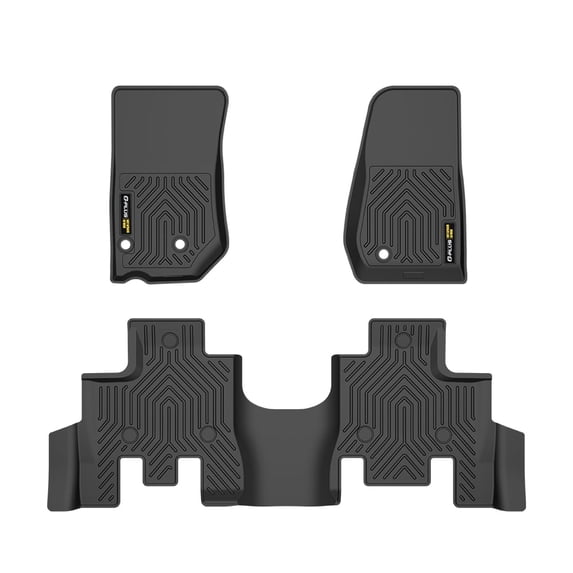 3PC TPE Floor Mats Fits 2013 - 2018 Jeep Wrangler Waterproof All ...