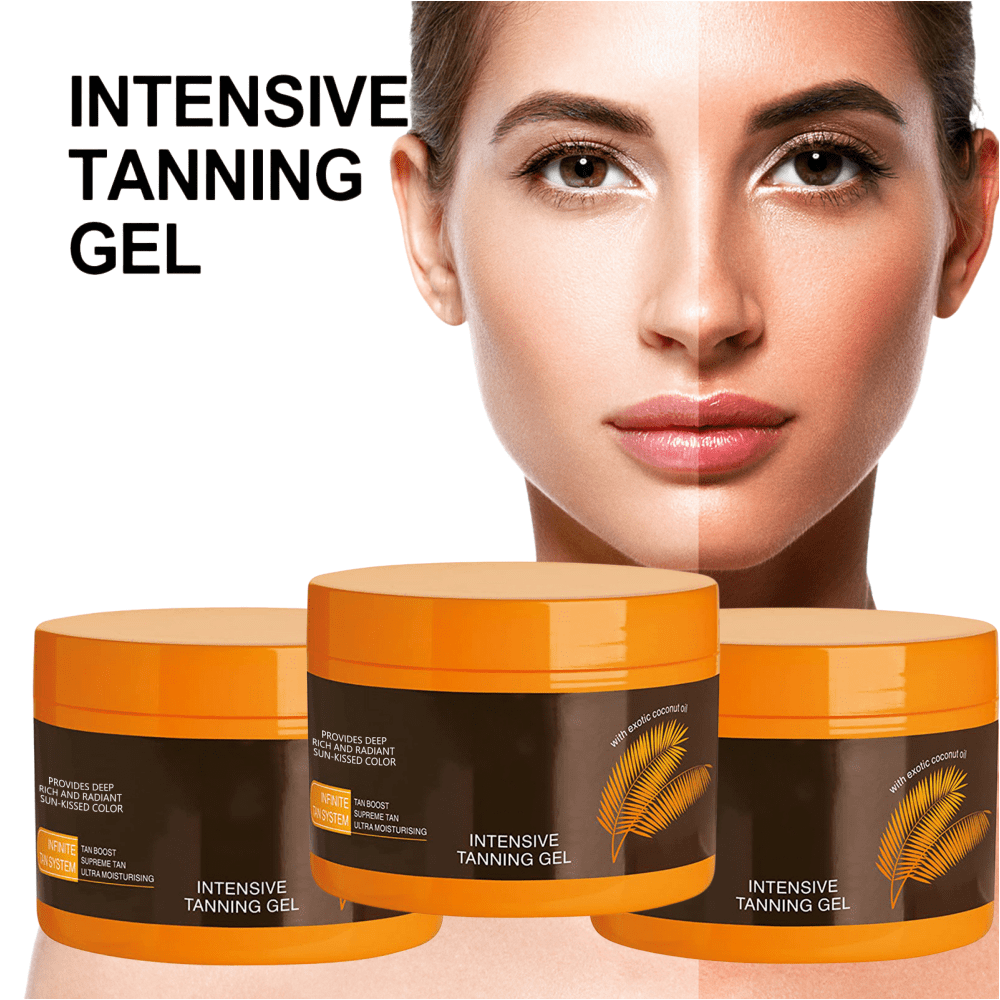 3PC Tanning Gel Intensive Tanning Luxe Gel Soft Brown Tanning Gel