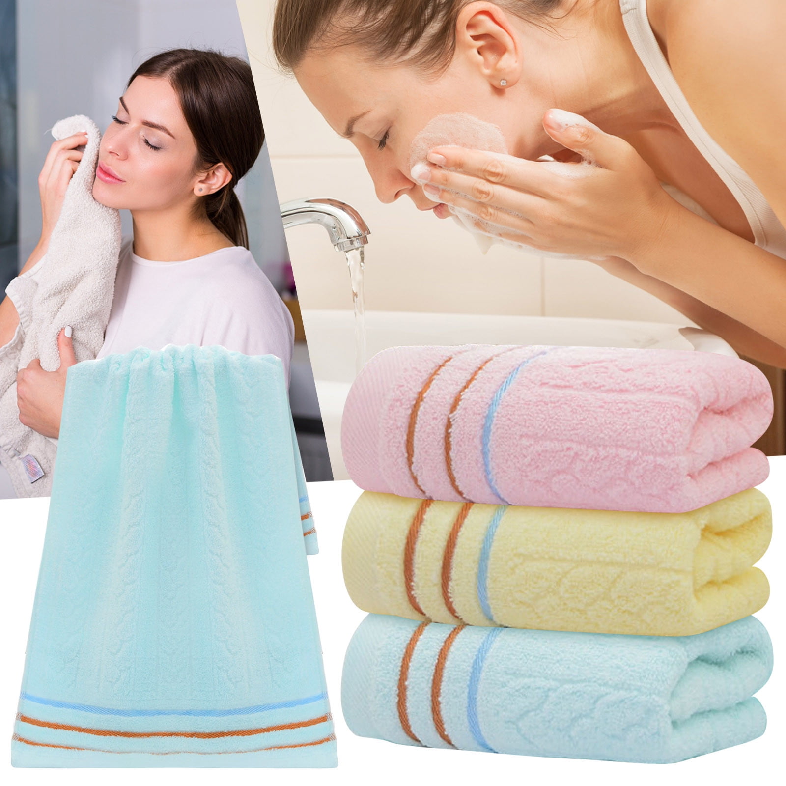3PC Towel Bathroom Towels Initial Bath Towels Smell Towels Bath Towels