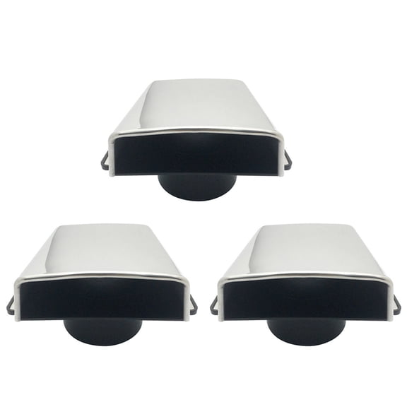 3PC Vent with Nylon Base Marine Stainless Steel 304 Top for Boat Yacht Accessories