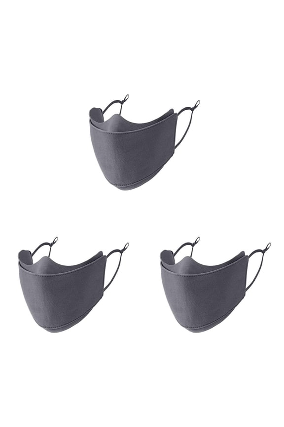 3PC Windproof Winter Face Mask, Reusable Half Face Cover for Outdoor Sports - Breathable Dustproof Thermal Mask for Cold Weather Running, Cycling, Skiing
