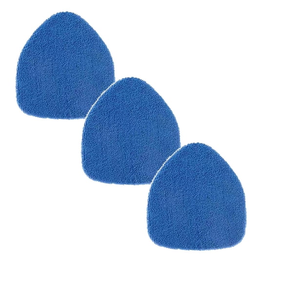3PC Windshield Cleaner Tool Bonnet Set – 21 Microfiber Cloth Pads, 6.5” Reusable, Washable, Scratch-Free Car Window & Glass Cleaner Replacement