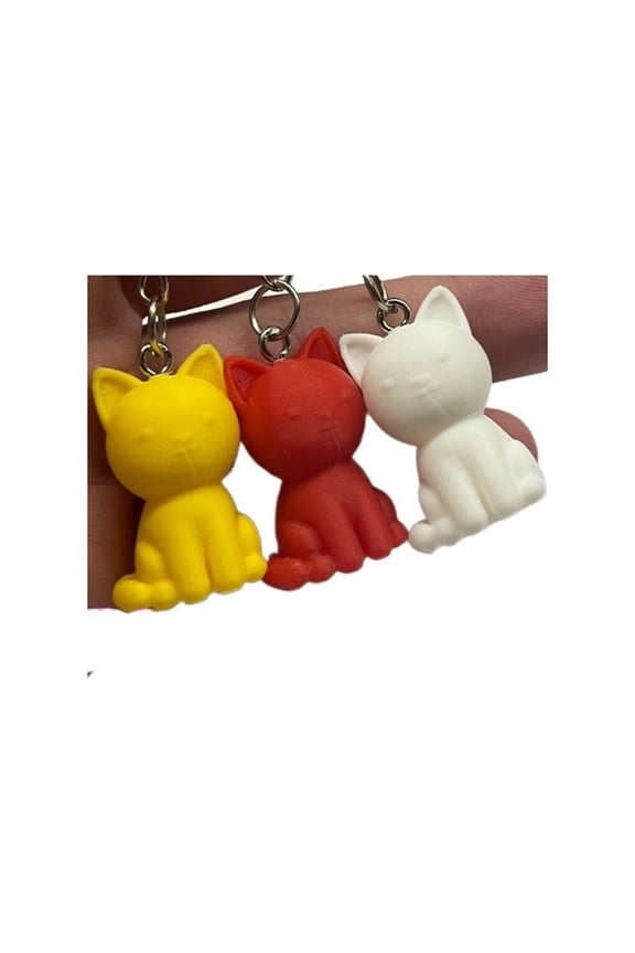 3PC cat keychain 3D printing