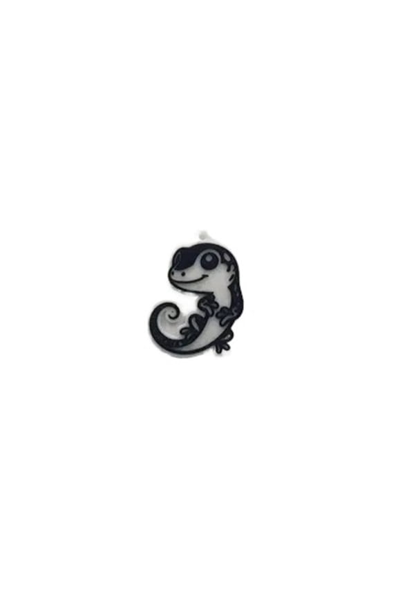 3PC cute lizard keychain 3D printed ornaments