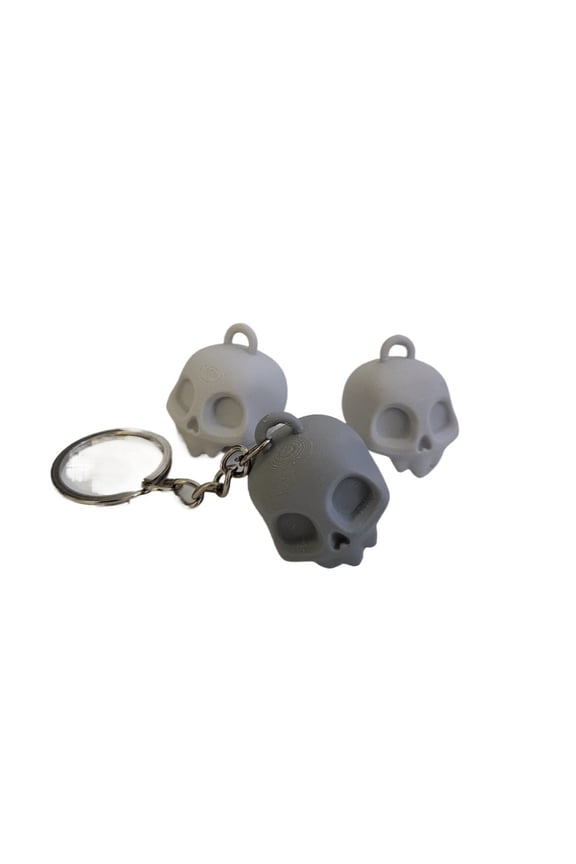 3PC cute skull key chain 3D printing