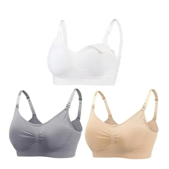 3PC/lot Maternity Nursing Bras Cotton Breastfeeding Pregnant Women ...