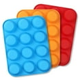 thumbnail image 1 of 3PCS 12 Cups Silicone Muffin Pan, Non-stick Cupcake Mold for Making Muffins, Egg, 1 of 7
