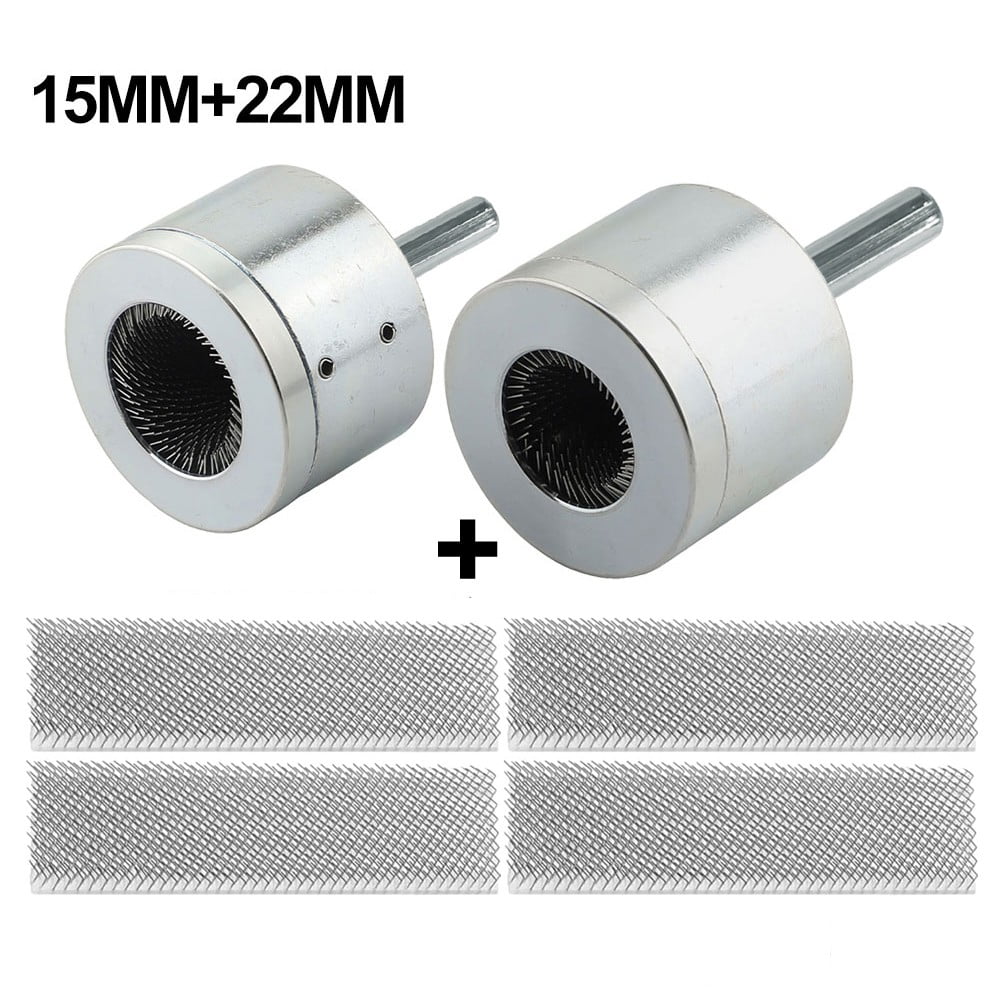 3PCS 15+22mm electric drill pipe cleaner, copper pipe metal pipe cleaning brush