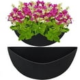 thumbnail image 1 of 3PCS 16 Inch Half Round Planter Liners Fabric Plant Circle Flower Basket Replacement Felt Liner, 1 of 8