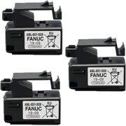 3PCS 1750mAh 3V PLC Battery for FANUC A98L-0031-0028 A02B-0323-K102 CNC Machine Controler