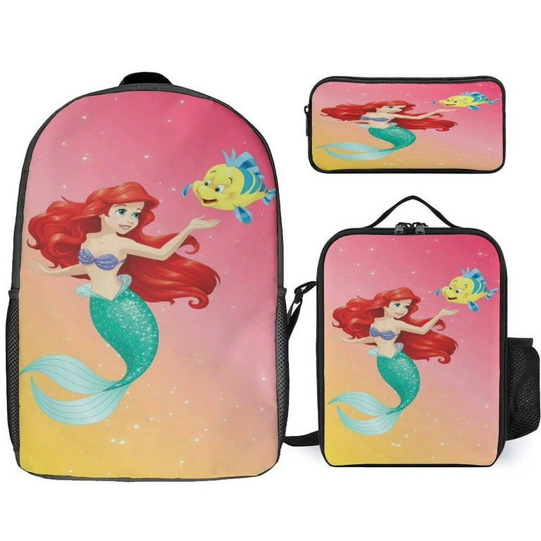 The Little Mermaid Backpack retailer Set