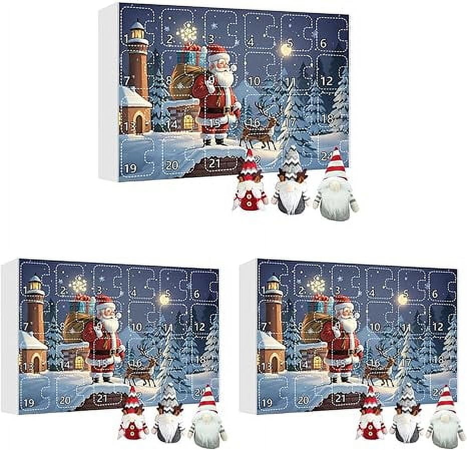 3PCS 2024 Christmas Gnome Advent Calendar 2024 Christmas Countdown