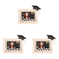 thumbnail image 1 of 3PCS 2026 Graduation Tassel Photo Frame for Pictures, Wooden Inspirational Graduation Picture Frame Class of 2026 Shadow Box Graduate Gift for Friend Party Decoration, 1 of 8
