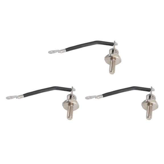3PCS 25A ZX25-12 Diesel Generator Diode With Negative Black Line Small Portable Rectifier Replacement Parts