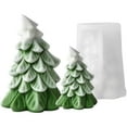 thumbnail image 1 of 3PCS 3D Christmas Tree Silicone Candle Molds for Candle Making, Xmas Pine Tree Silicone Soap Molds DIY Cake Decorating Candle Making Supplies Christmas Home Decoration, 1 of 9