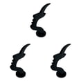 thumbnail image 1 of 3PCS 3D Printed Eyeglass Holder Set Abstract Face Glasses Stand Desktop Sunglasses Organizer Rack Bedside Table Storage for Eyewear Modern Home Office Decor, 1 of 5