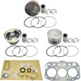 thumbnail image 1 of 3PCS 3TNV70 Piston+Piston Rings With 3TNV70 Full Gasket Kit STD Diameter 70mm For Yanmar 3TNV70 Engine VIO15-3 VIO10-2 VIO15-2A ZX10U-2 Excavator For Komatsu 3D70 3D70E Engine STD, 1 of 9