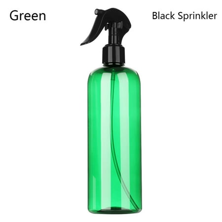 3PCS 500ml Clear Travel Accessories Perfume Atomiser Makeup Tool Shampoo Spray Bottles Refillable Sub-bottling Empty Container GREEN BLACK SPRINKLER