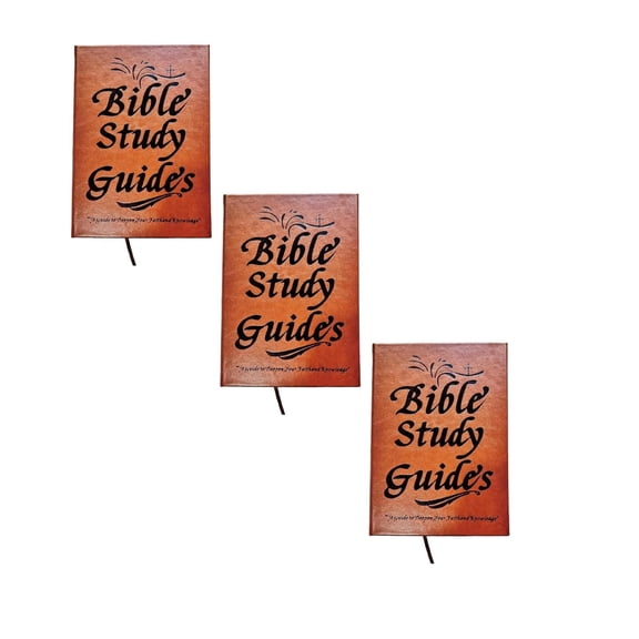 3PCS 66 Page Bible Study Guide, Planner,2026 Notebook