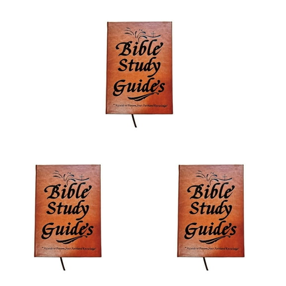 3PCS 66 Page Bible Study Guide, Planner, Notebook