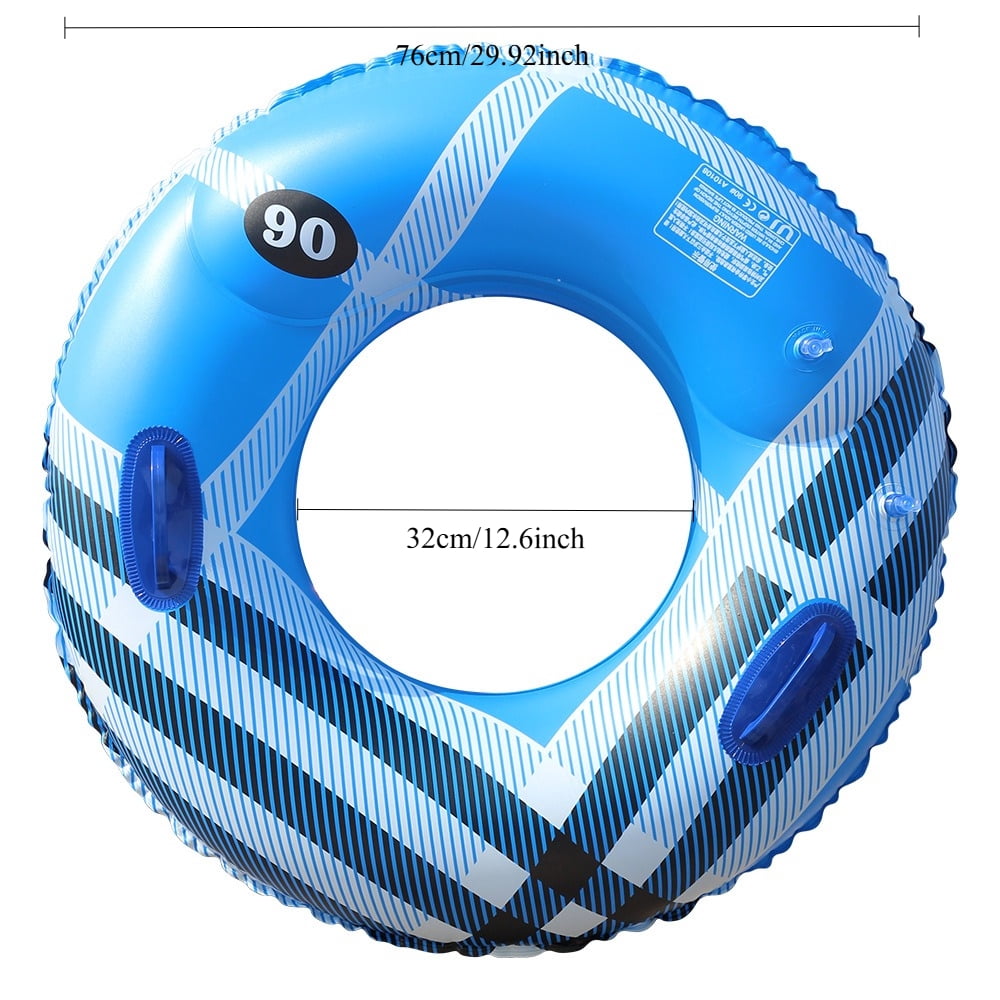3PCS 76*32CM Adult PVC Inflatable Swimming Ring - Comfortable Pool ...