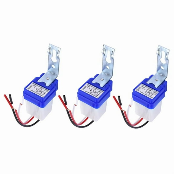 3PCS AS-10 Waterproof Photo Control Sensor Switch Automatic Auto on Off Photocell Street Light Switch AC 220V