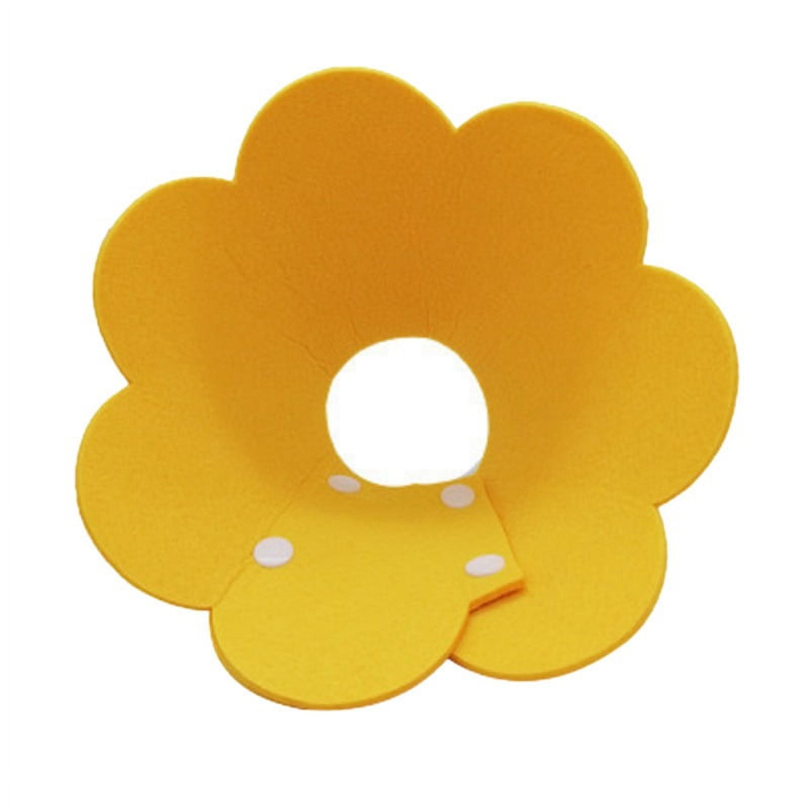 3PCS Adjustable Cat Recovery Collar Cute Flower Neck Cat Cones After Surgery, Set of 22 Cat E