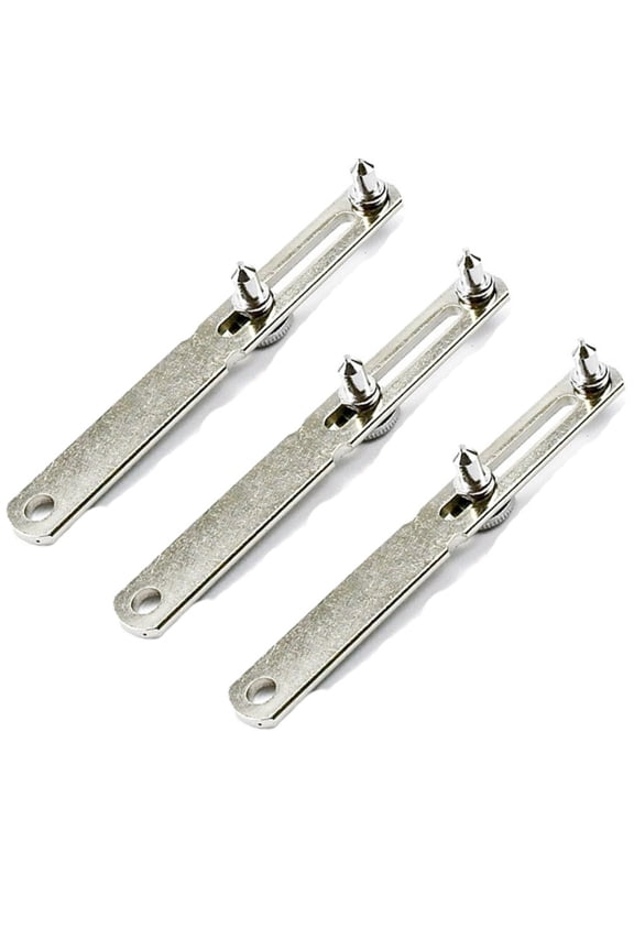 3PCS Adjustable Stainless Steel Watch Repair Tool Set with 2 Claws Back Case Cover Opener Wrench for Watches