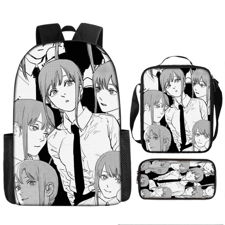 3PCS Anime Devil Hunter Backpack Set with Lunch Bag  display picture 3