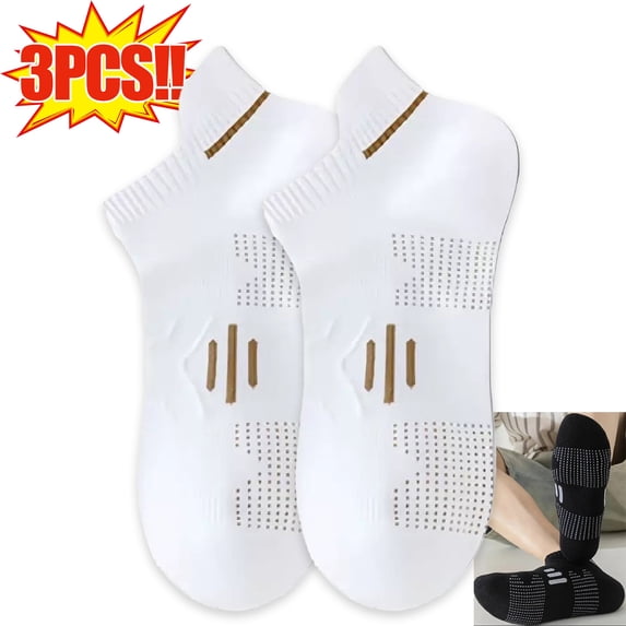 3PCS Ankle Socks for Men and Women Breathable Running Sports Socks Thin Mesh Summer Socks Sweat Absorbing Odor Resistant Casual Couple Socks for Gym Walking Daily Wear