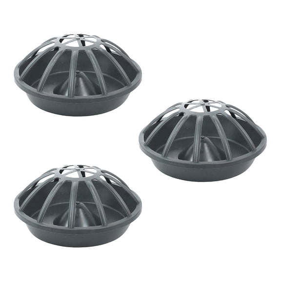 3PCS AntiWaste Poultry Feeder With 12 Holes Easy Clean Plastic For Hens Chick Ducks Geese Prevents Water Spill