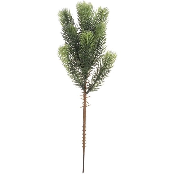 3PCS Artificial Pine Branches, Green Faux Leaf Decor for Christmas, PE Material