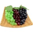 thumbnail image 1 of 3PCS Artificial Realistic Fruit Grape Clusters Lifelike Party Home Kitchen Cabinet Shop Decorations Wedding Arrangements Photography Props Basket, 1 of 3