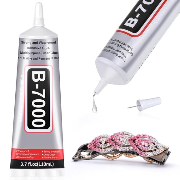 B-7000 Craft Glue For Jewelry Making, Multi-Function B-7000 Super Adhesive Glues Liquid Fusion Glue For Rhinestones Crafts,