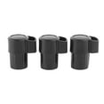 3PCS B Flat Alto Saxophone Plugs ABS Plastic Sax End Caps Bent Neck Key