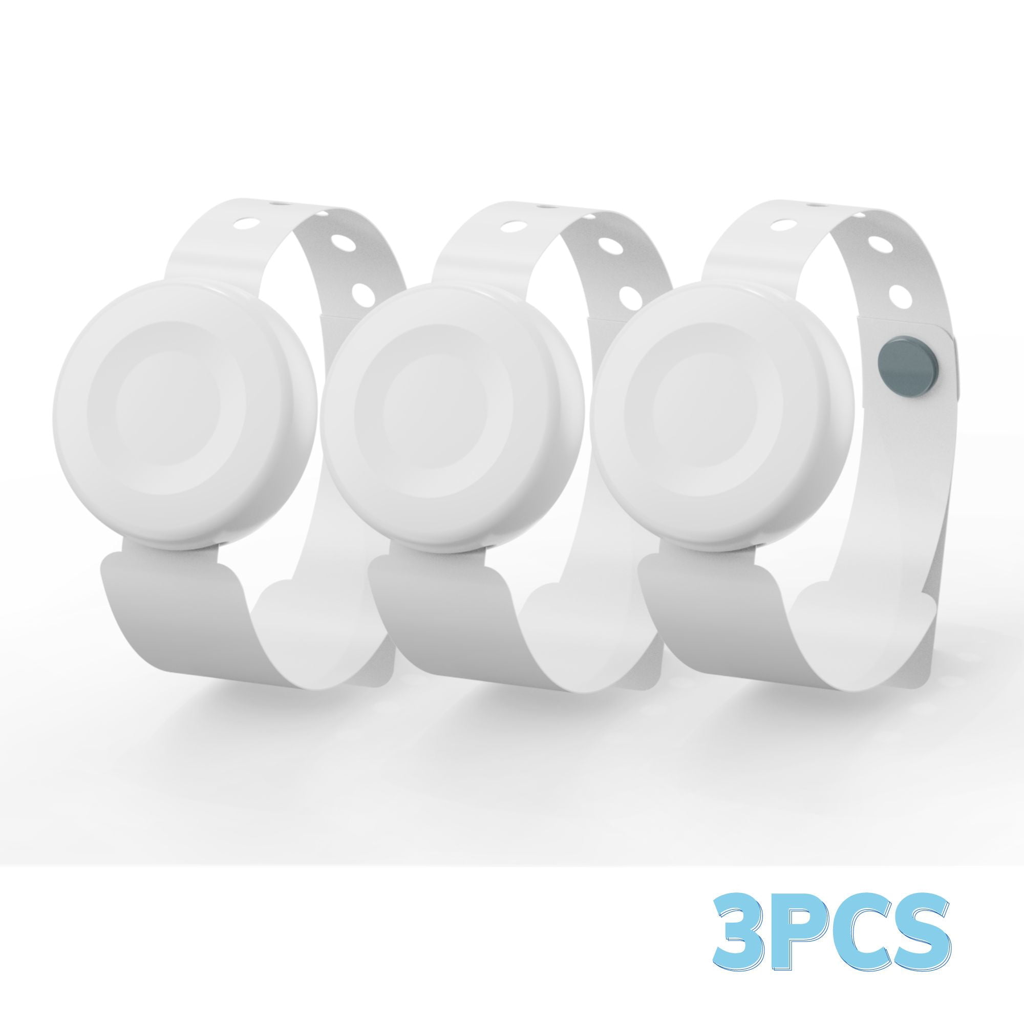 3PCS B7 Button Wristband IP67 BLE iBeacon Eddystone Tag  Precise Indoor Positioning Bluetooth Tracker nRF52832 Wearable Bracelet Beacon with NFC SOS Button Accelerometer Sensor