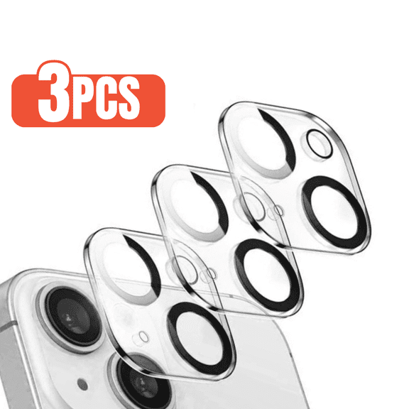 3PCS BLUUMTEK for Camera Lens Protector for iPhone 13 Clear Tempered Glass